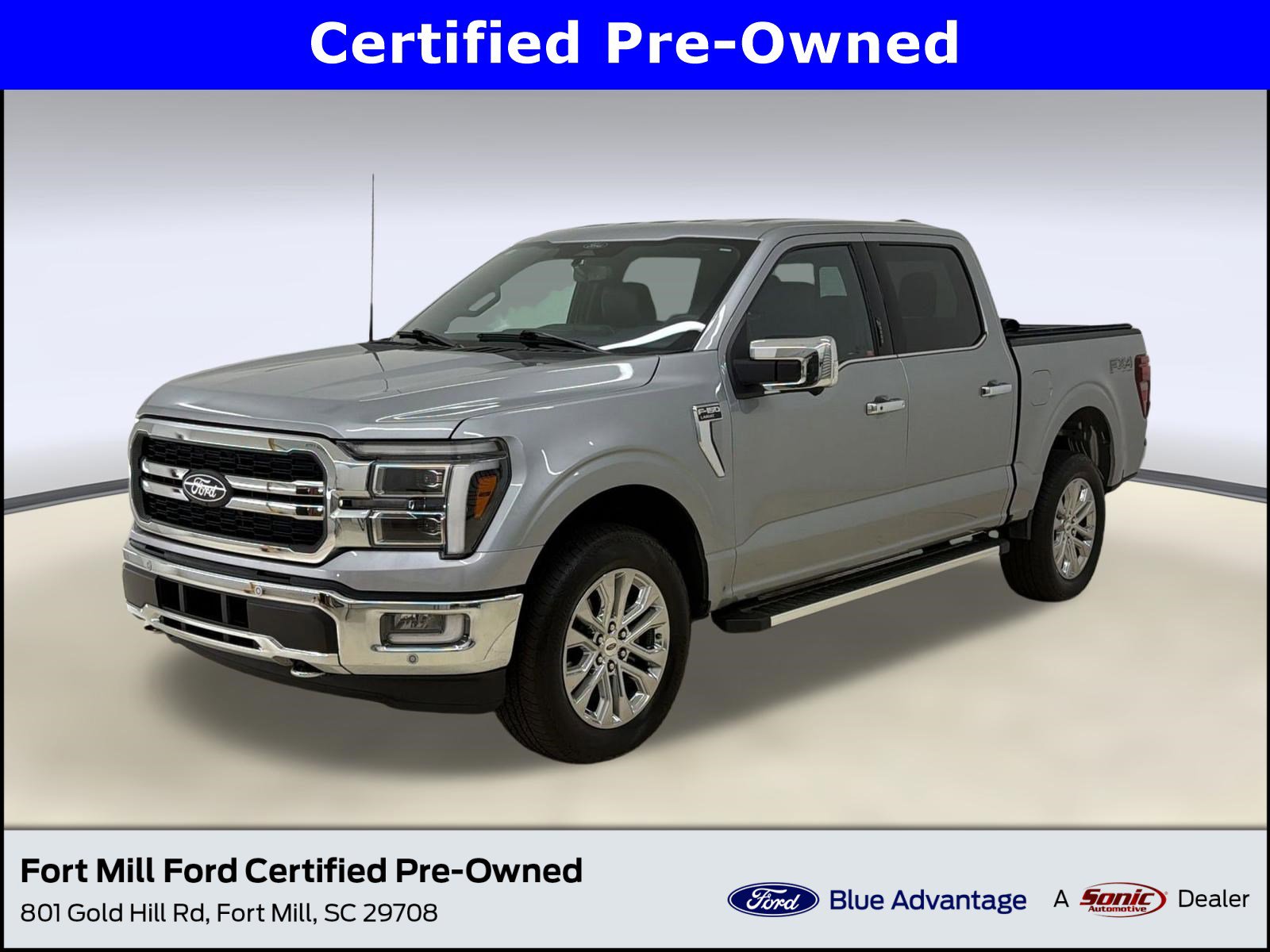 Certified 2024 Ford F150 Lariat w/ FX4 Off-Road Package