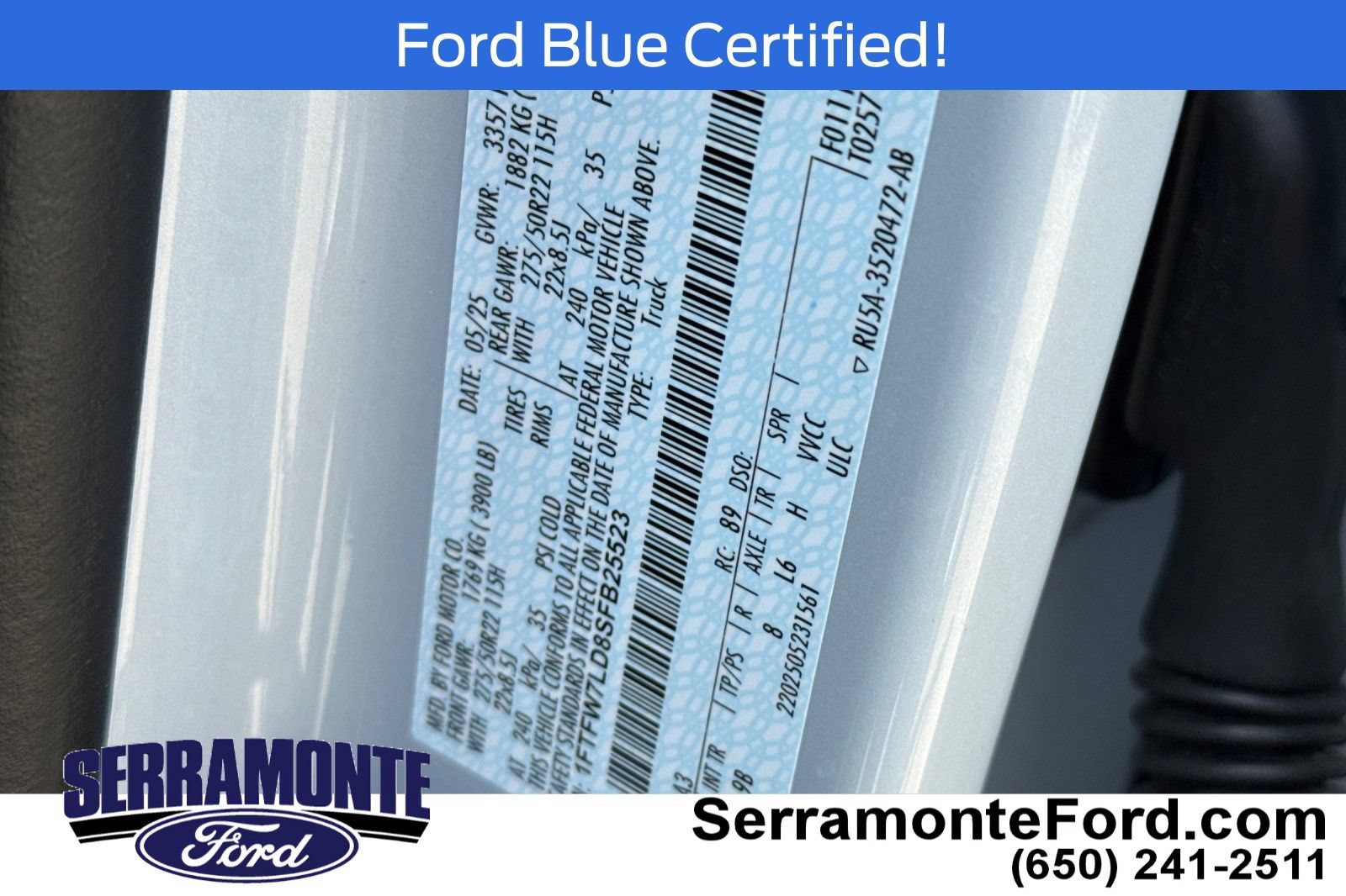 Certified 2025 Ford F150 Platinum w/ Equipment Group 702A High AWD/4WD image 32