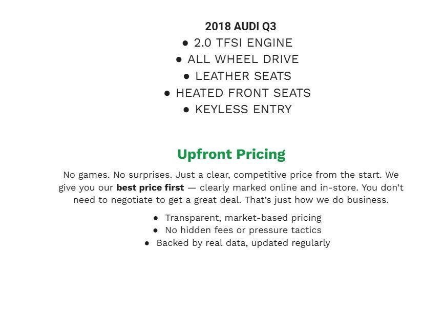 Used 2018 Audi Q3 2.0T Premium AWD/4WD image 2