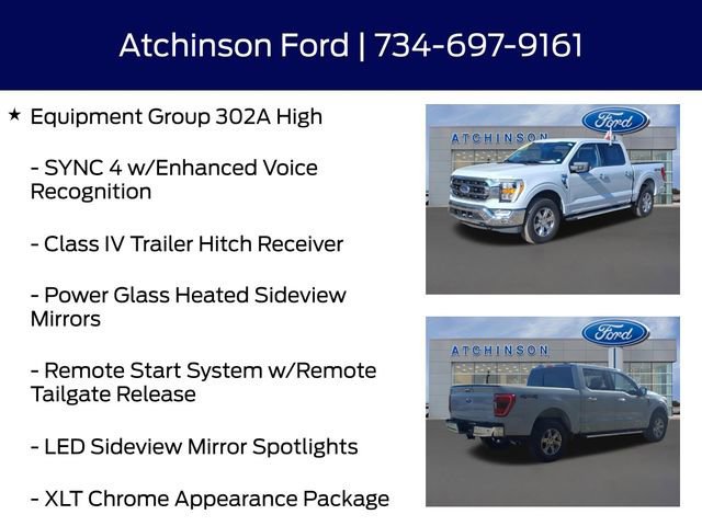 Certified 2023 Ford F150 XLT w/ Equipment Group 302A High image 12