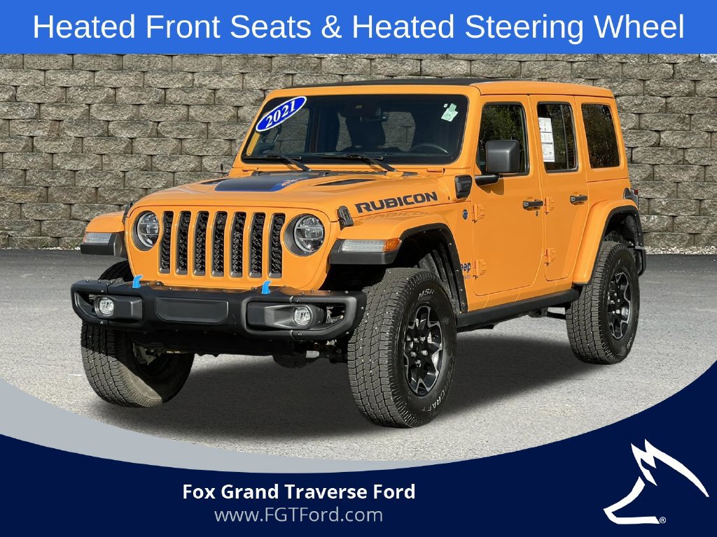 Used 2021 Jeep Wrangler Unlimited Rubicon 4xe w/ Steel Bumper Group