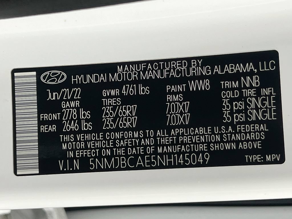 Used 2022 Hyundai Tucson SEL w/ Cargo Package AWD/4WD image 36