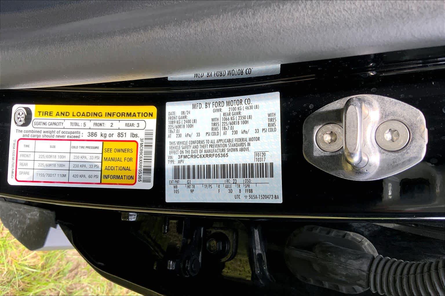 Certified 2024 Ford Bronco Sport Outer Banks w/ Tech Package AWD/4WD image 34