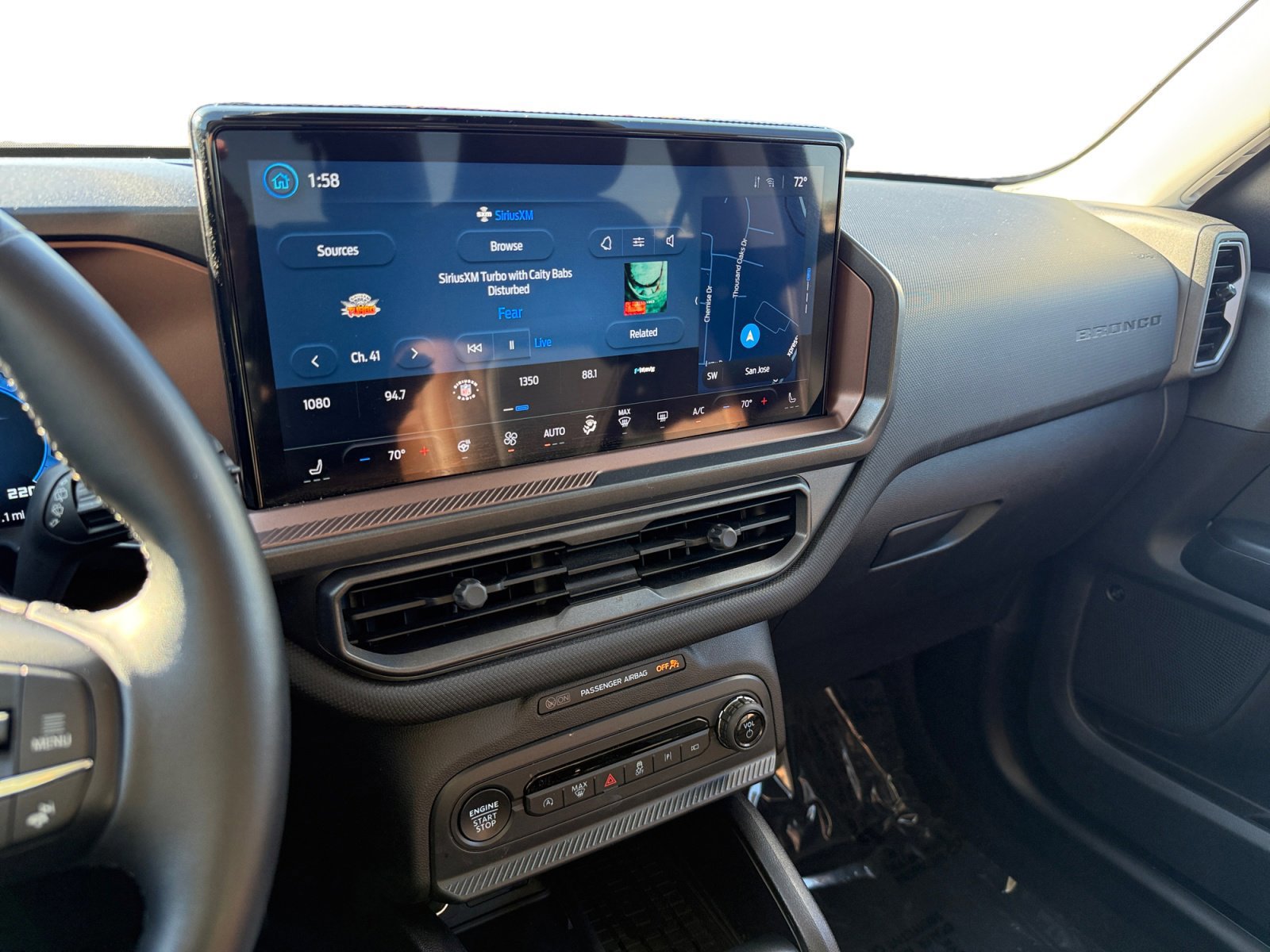 Certified 2025 Ford Bronco Sport Outer Banks w/ Outer Banks Tech Package+ image 12