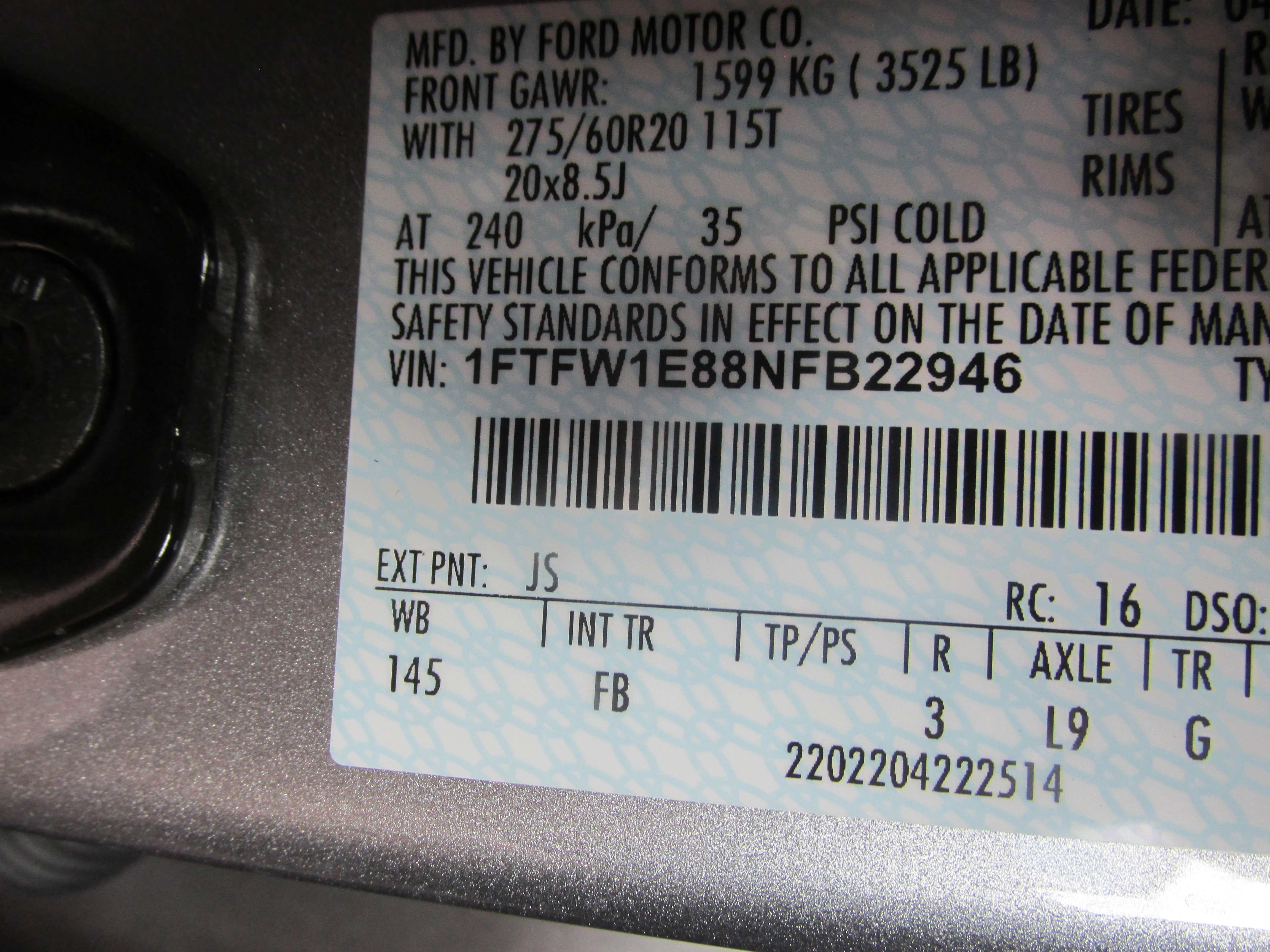 Certified 2022 Ford F150 XLT w/ Equipment Group 302A High AWD/4WD image 46