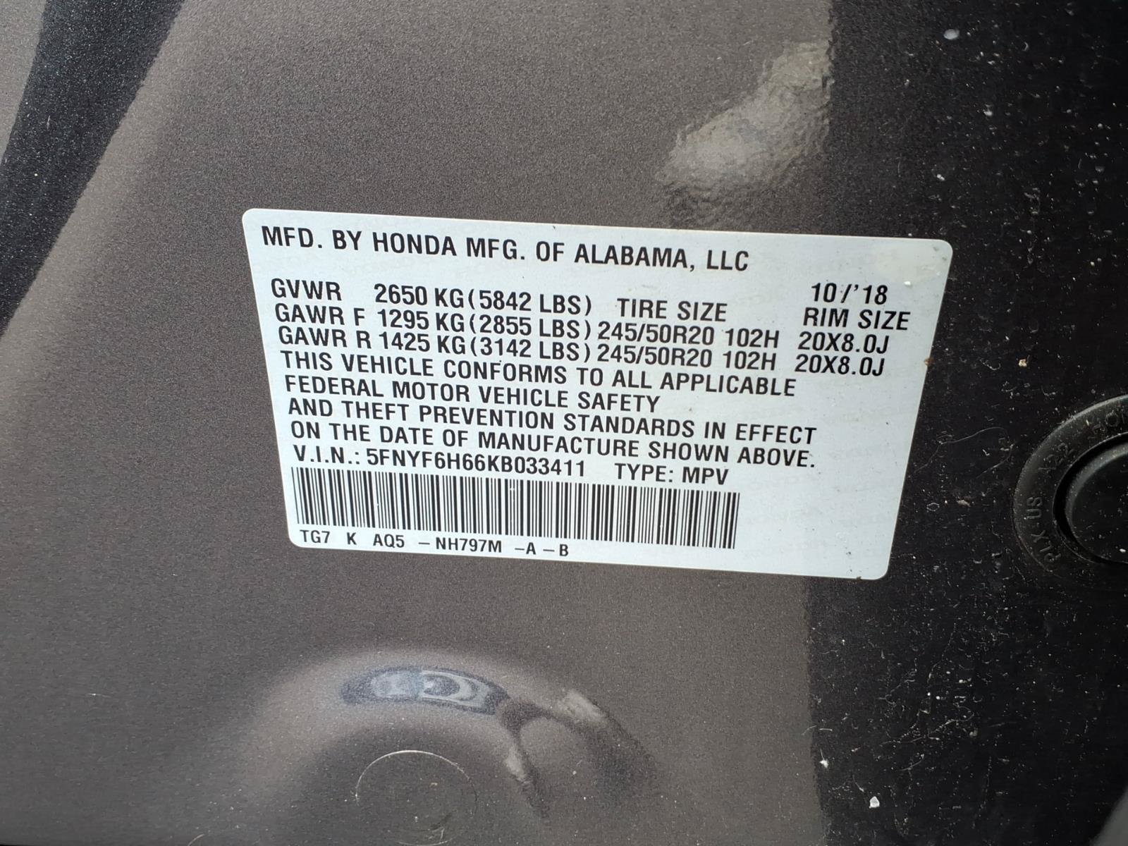 Used 2019 Honda Pilot Touring image 31