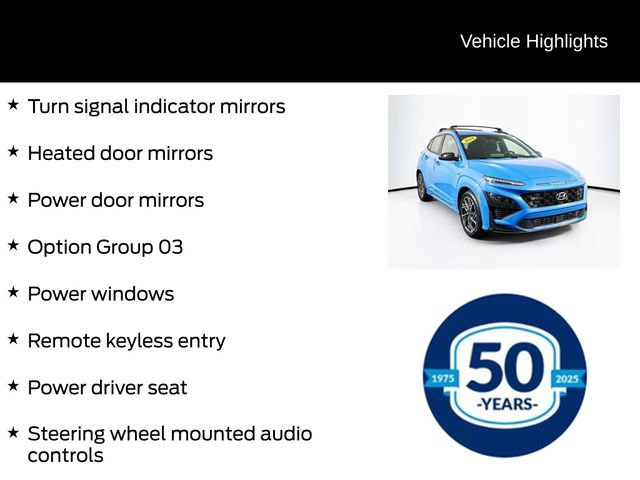 Used 2022 Hyundai Kona N Line w/ Tech Package AWD/4WD image 16