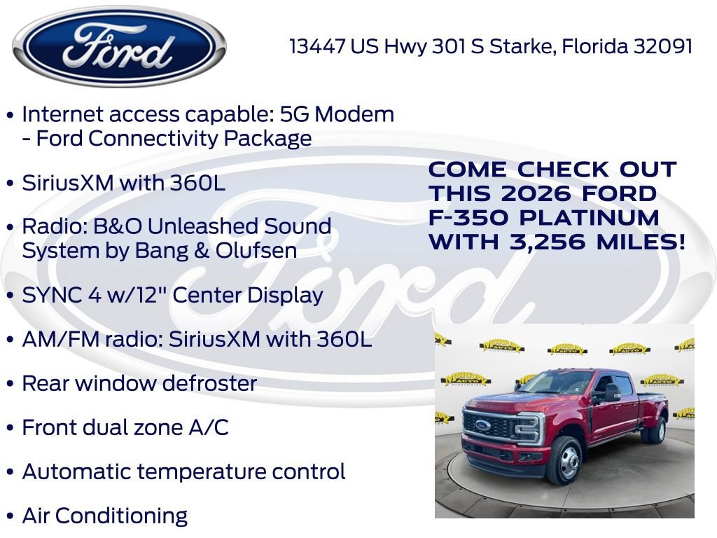 Certified 2026 Ford F350 Platinum AWD/4WD image 27