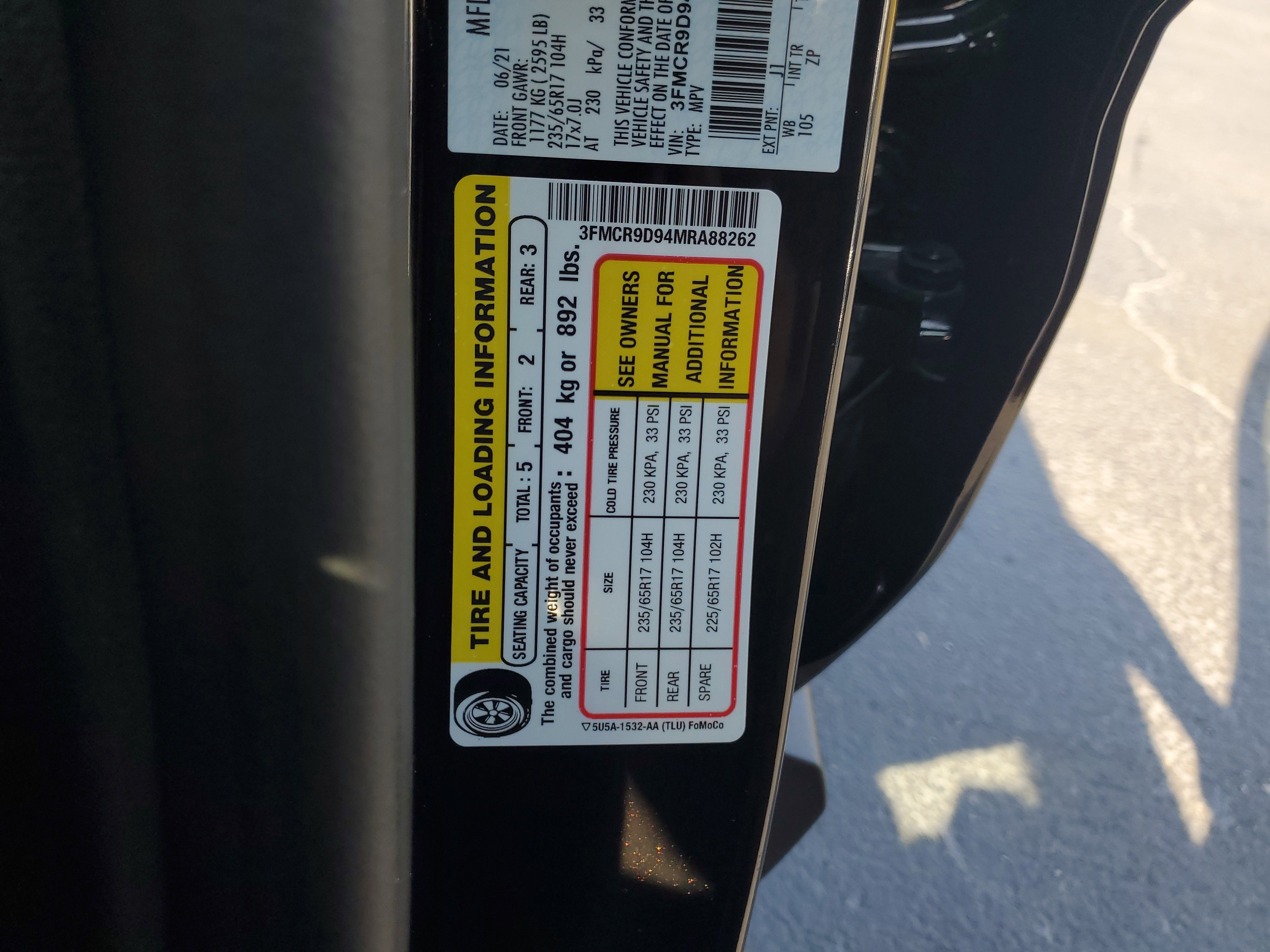 Certified 2021 Ford Bronco Sport Badlands w/ Badlands Package image 30