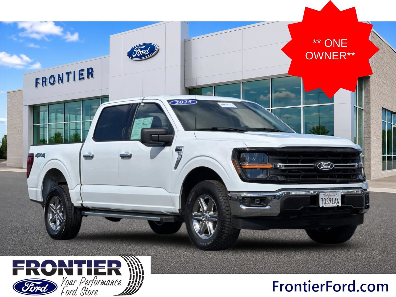 Certified 2025 Ford F150 XLT w/ Equipment Group 301A Standard AWD/4WD image 3