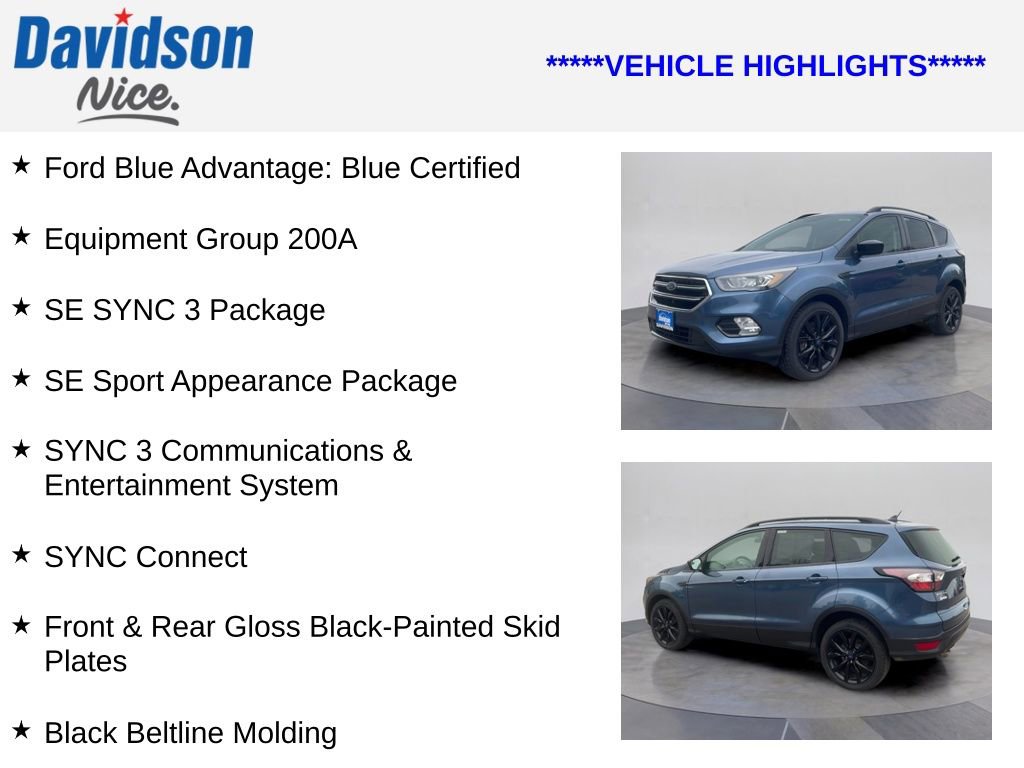 Certified 2018 Ford Escape SE w/ SE Sport Appearance Package AWD/4WD image 4