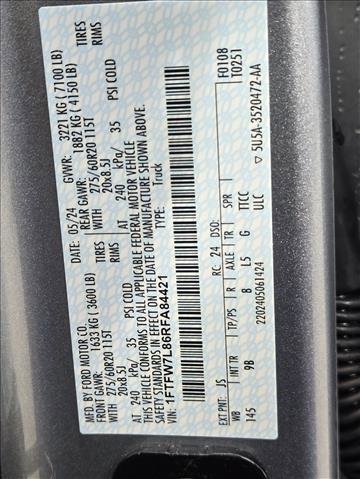 Certified 2024 Ford F150 Platinum w/ Equipment Group 702A High image 24