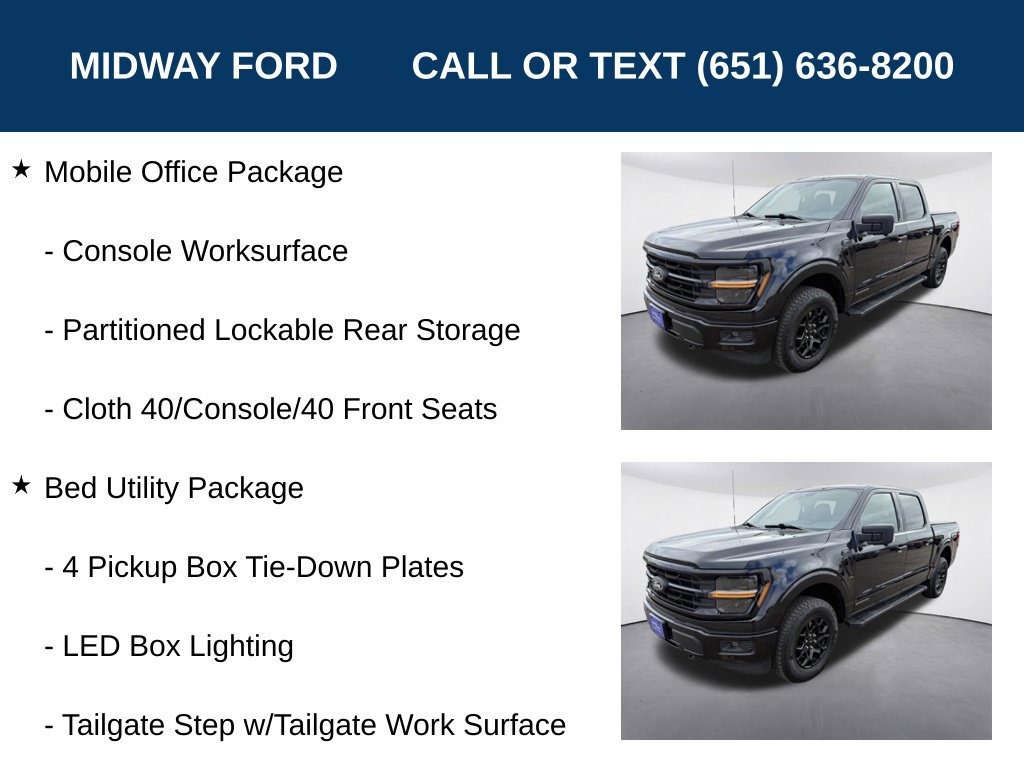 Certified 2024 Ford F150 XLT w/ Equipment Group 302A MID AWD/4WD image 12