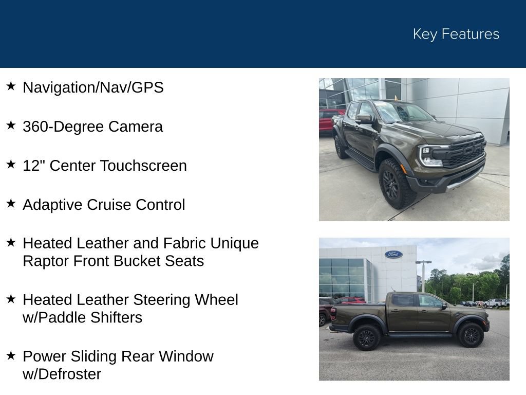 Certified 2024 Ford Ranger Raptor AWD/4WD image 35