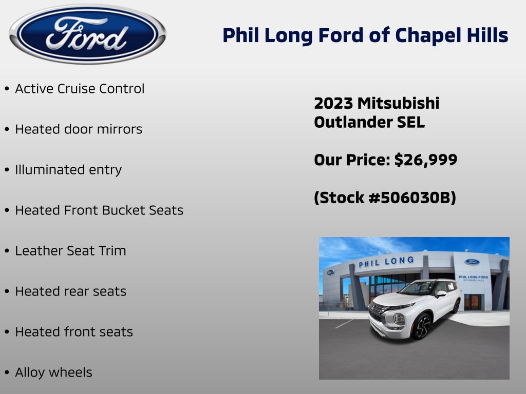 Used 2023 Mitsubishi Outlander SEL FWD image 41