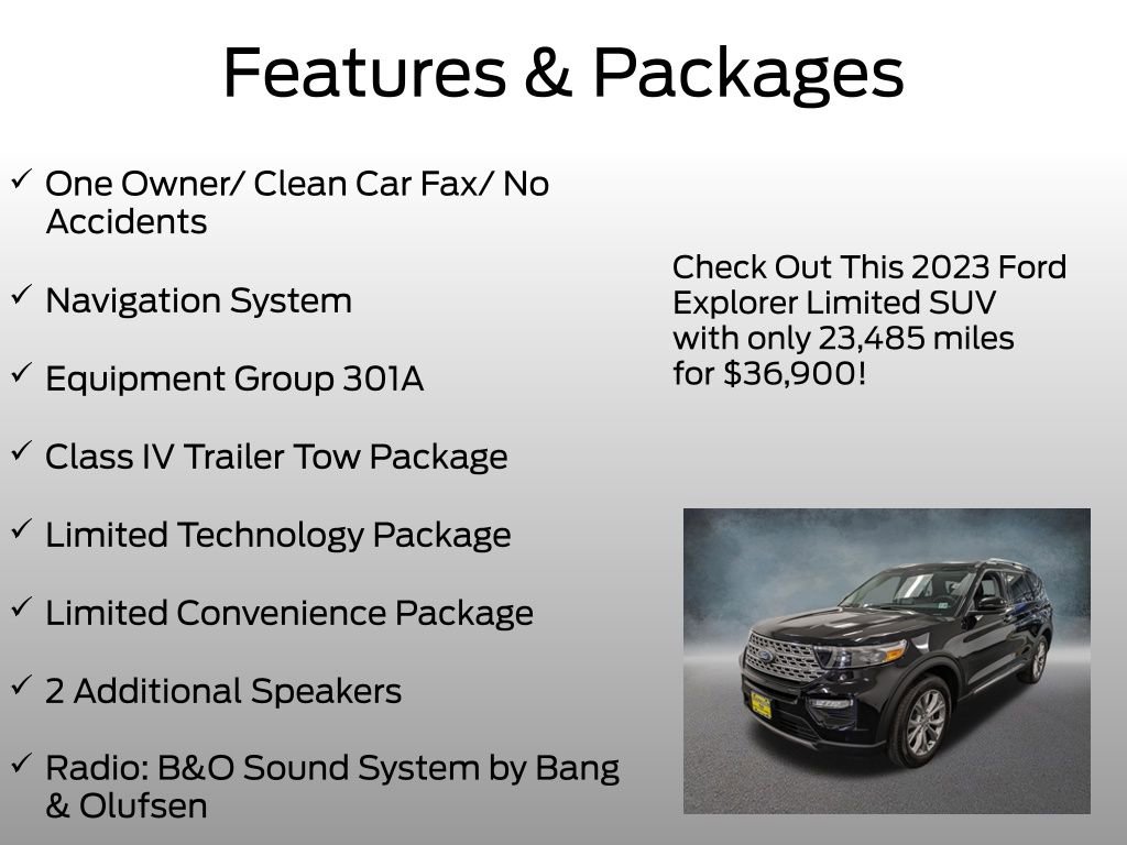 Certified 2023 Ford Explorer Limited w/ Limited Technology Package AWD/4WD image 4