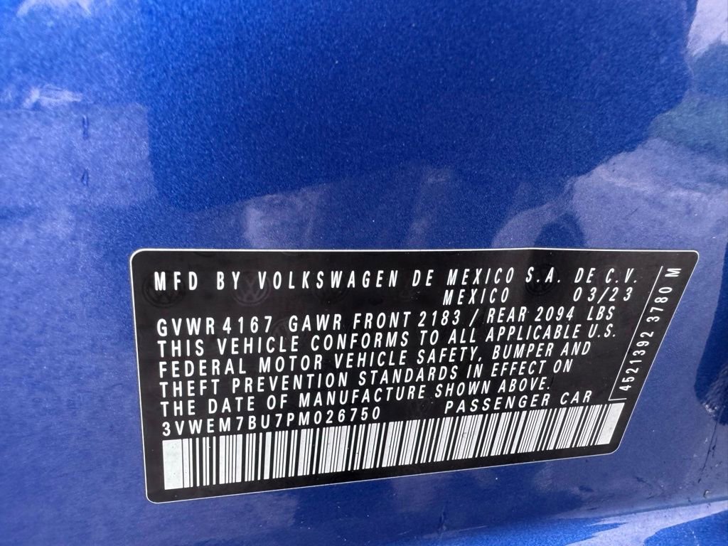 Used 2023 Volkswagen Jetta SE FWD image 37
