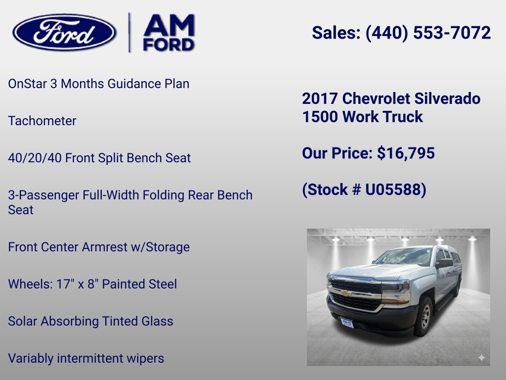 Used 2017 Chevrolet Silverado 1500 W/T RWD image 31