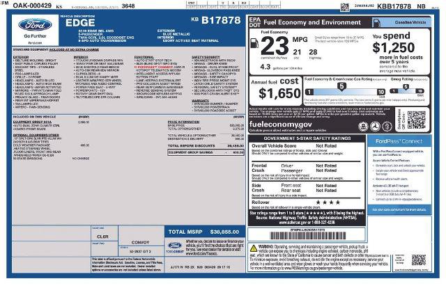 Certified 2019 Ford Edge SEL w/ Equipment Group 201A AWD/4WD image 5