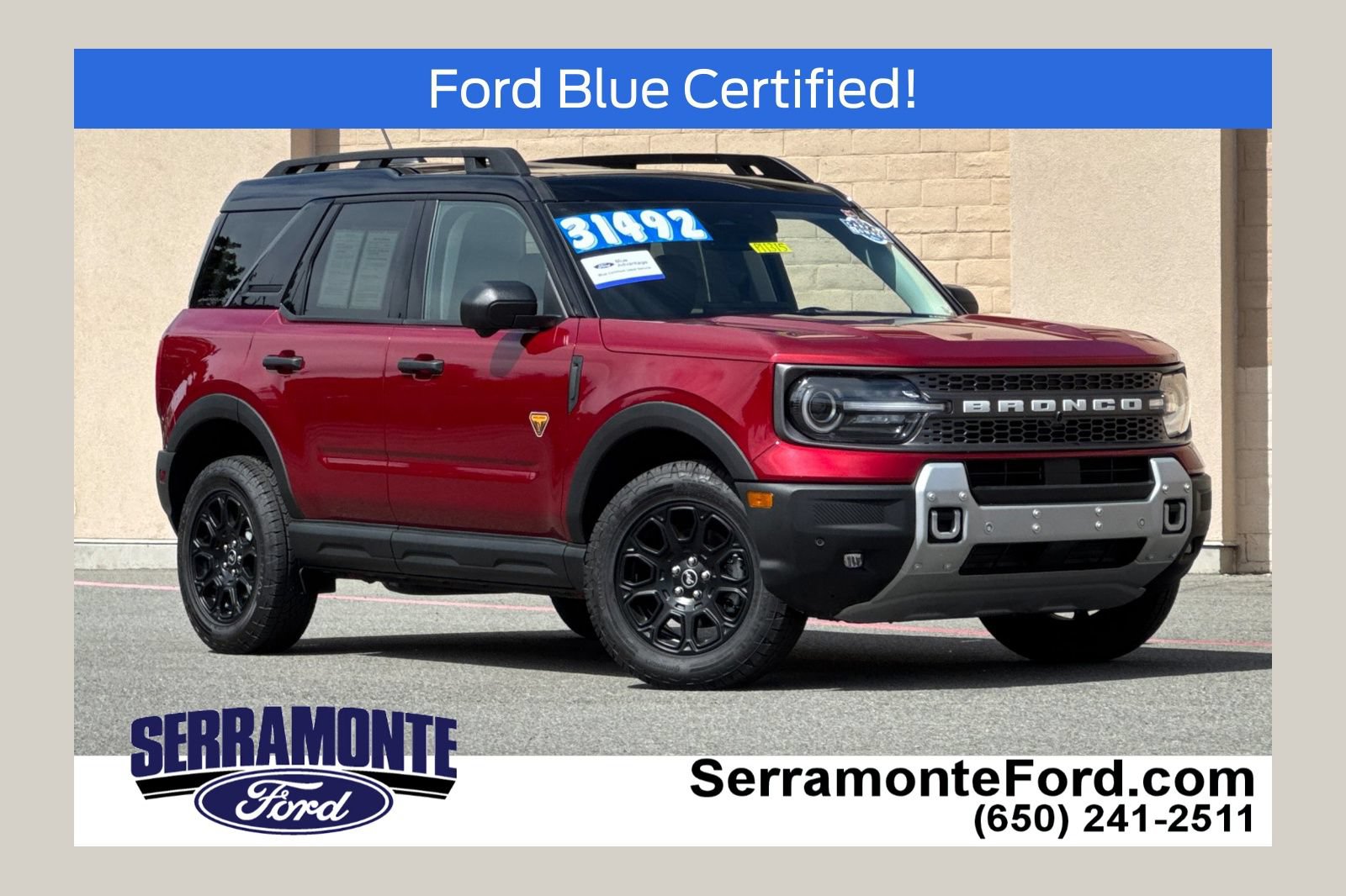Certified 2025 Ford Bronco Sport Badlands w/ Badlands Tech Package