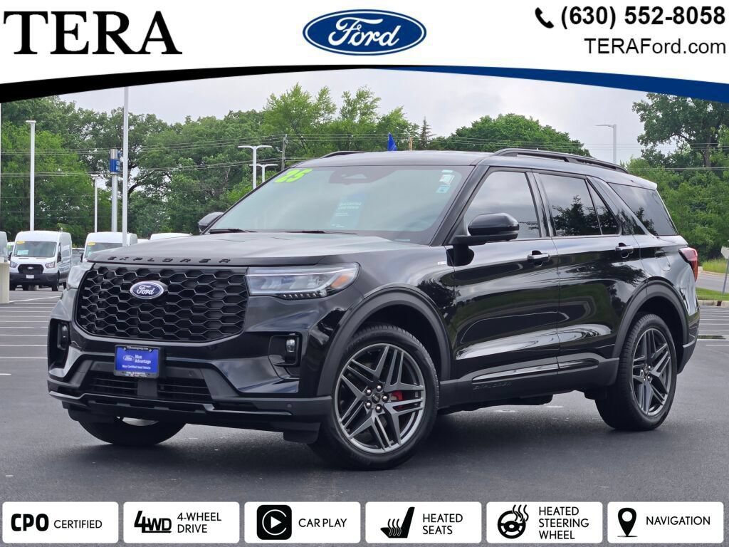Certified 2025 Ford Explorer ST-Line w/ ST-Line Street Pack AWD/4WD image 1