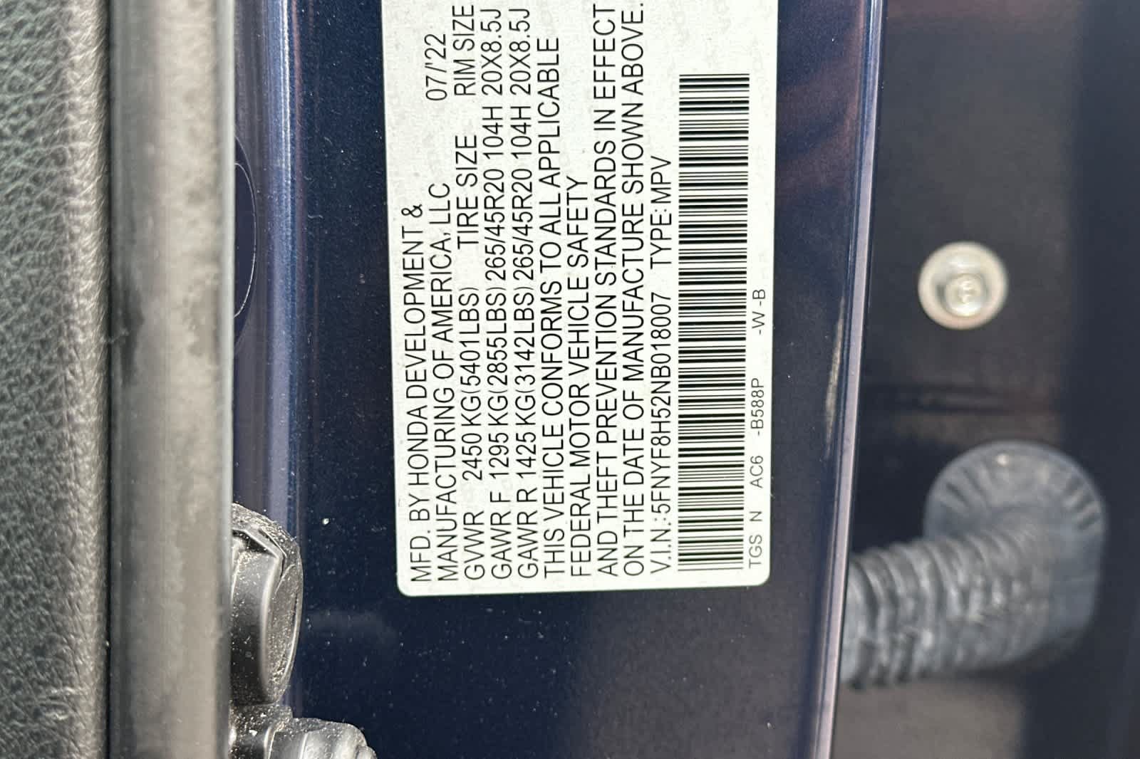 Used 2022 Honda Passport EX-L image 28