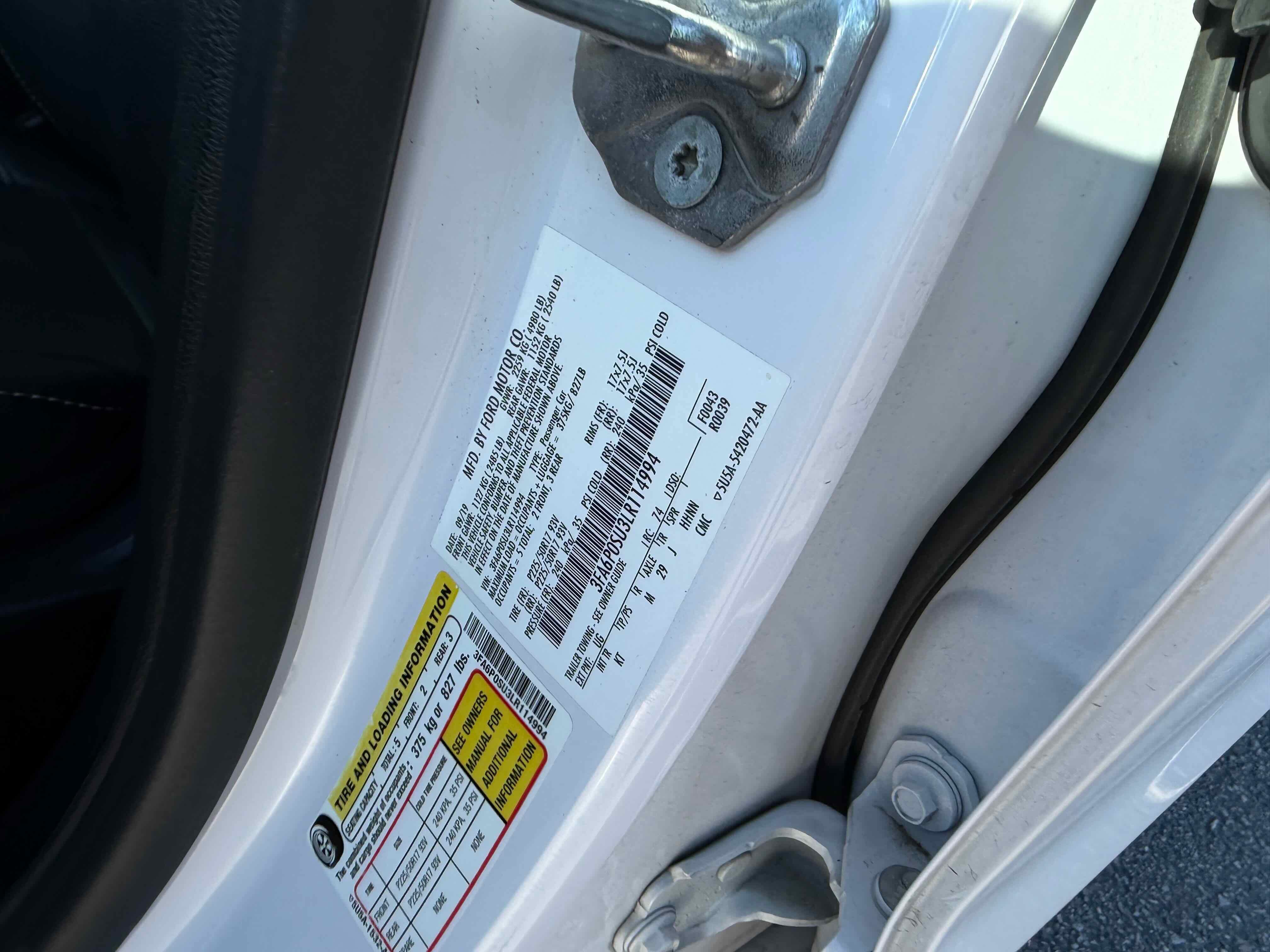 Certified 2020 Ford Fusion Energi Titanium image 34