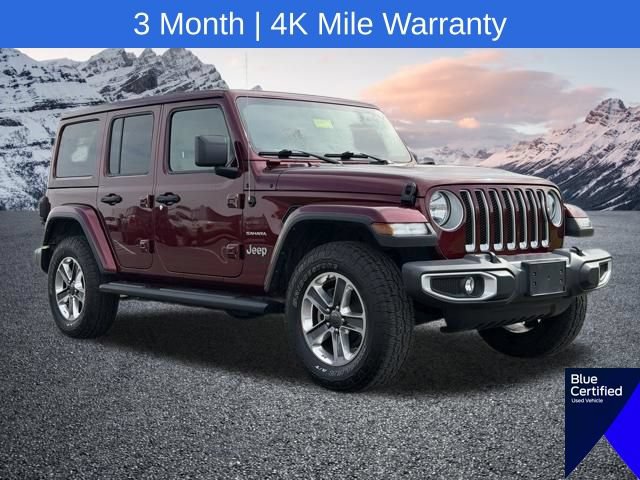 Used 2021 Jeep Wrangler Unlimited Sahara w/ Uconnect 4C Nav & Sound Group