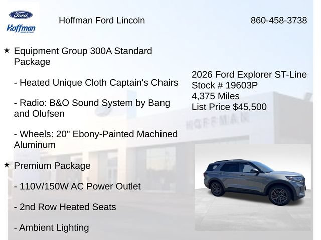 Certified 2026 Ford Explorer ST-Line w/ ST-Line Street Pack AWD/4WD image 6