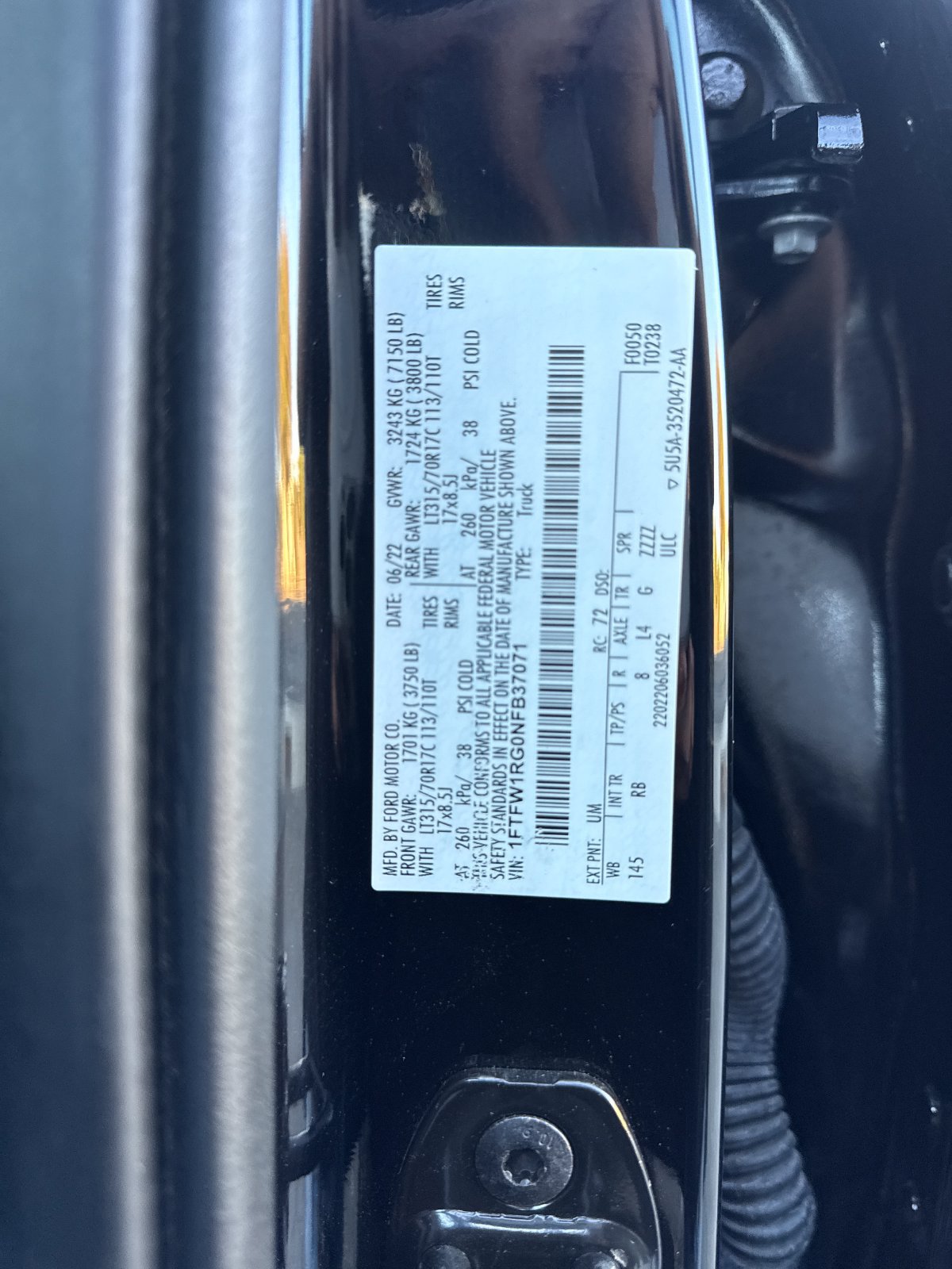 Certified 2022 Ford F150 Raptor w/ Equipment Group 801A High AWD/4WD image 30