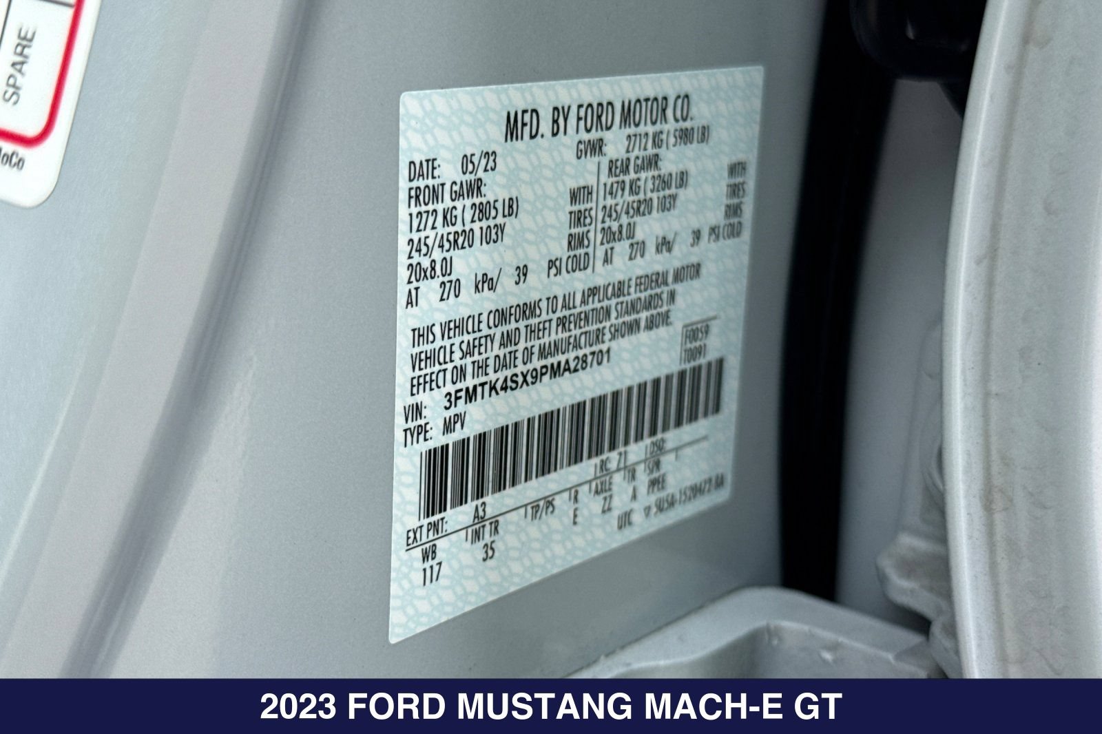 Certified 2023 Ford Mustang Mach-E GT w/ GT Performance Edition AWD/4WD image 31