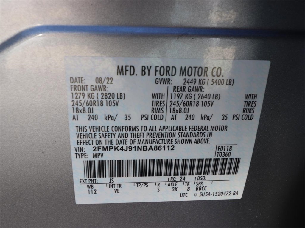 Certified 2022 Ford Edge SEL w/ Convenience Package image 22