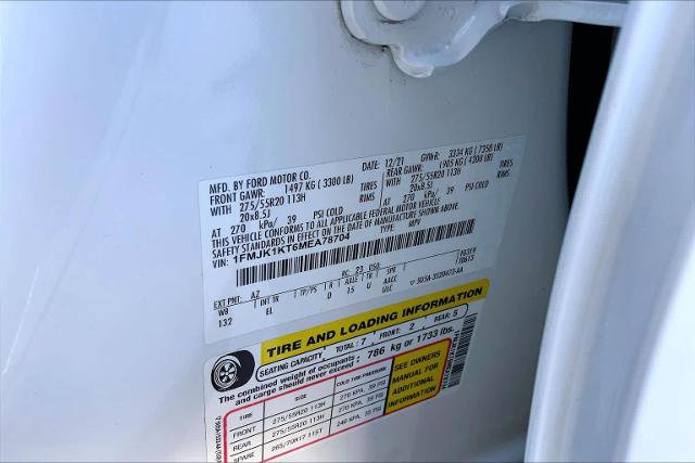 Certified 2021 Ford Expedition Max Limited w/ Cargo Package image 33