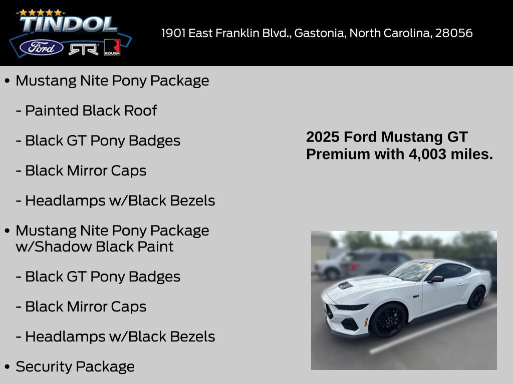 Certified 2025 Ford Mustang GT Premium RWD image 16