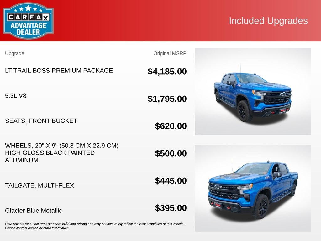 Used 2022 Chevrolet Silverado 1500 LT Trail Boss w/ LT Trail Boss Premium Package AWD/4WD image 13