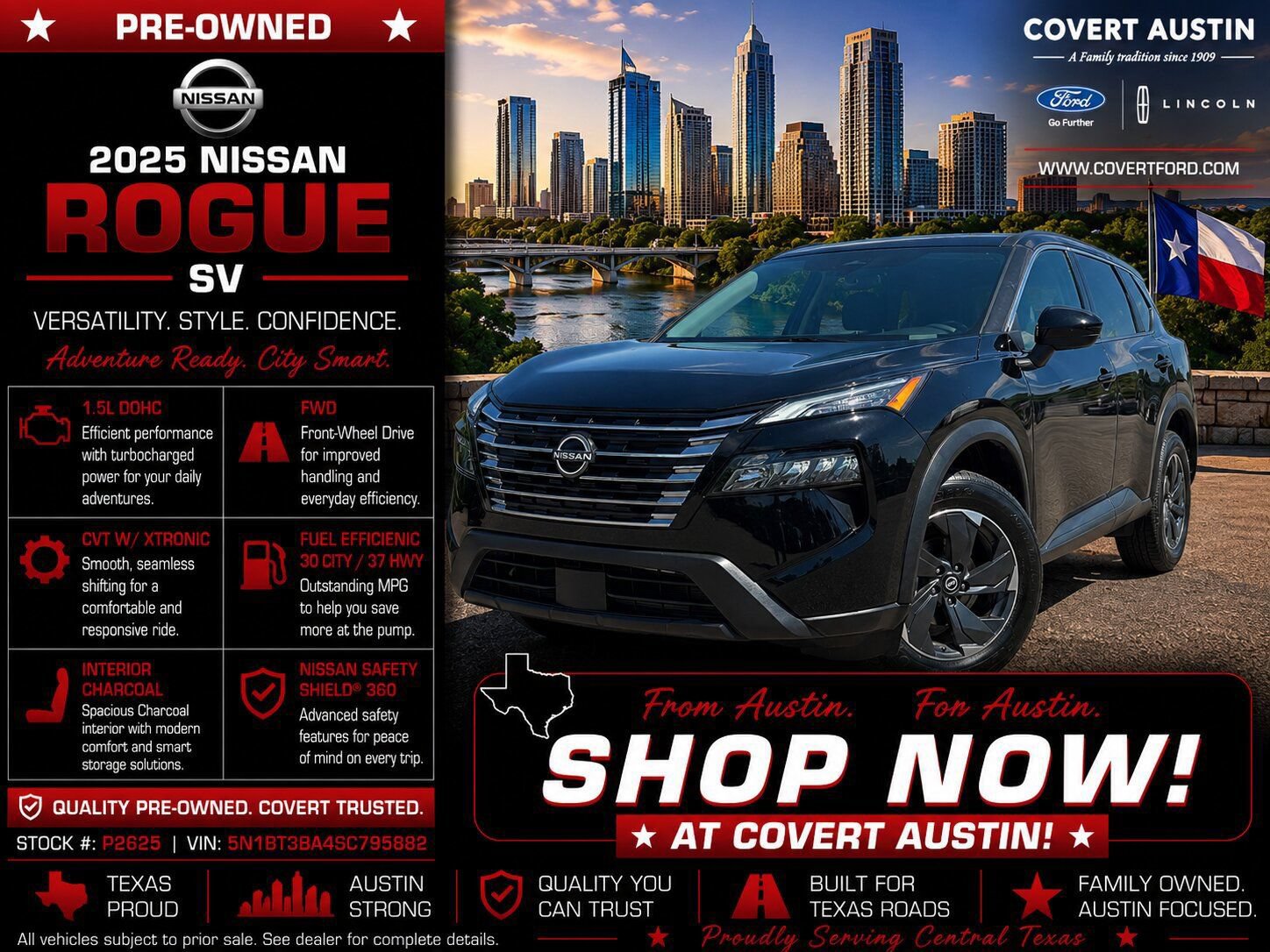 Used 2025 Nissan Rogue SV