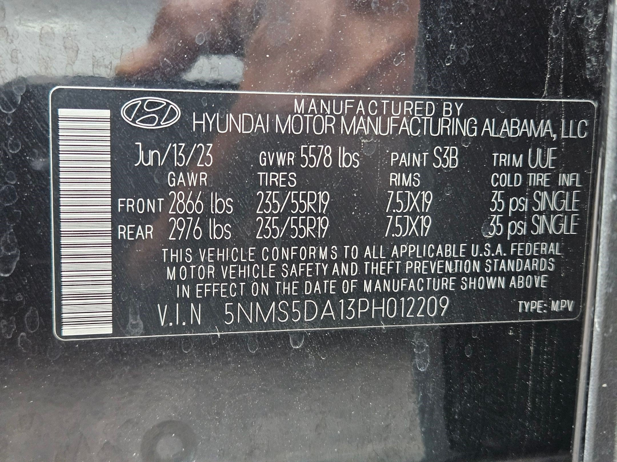 Used 2023 Hyundai Santa Fe Limited w/ Cargo Package AWD/4WD image 37