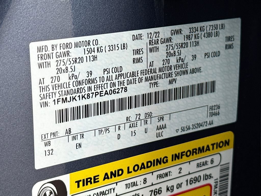 Certified 2023 Ford Expedition Max Limited RWD image 37