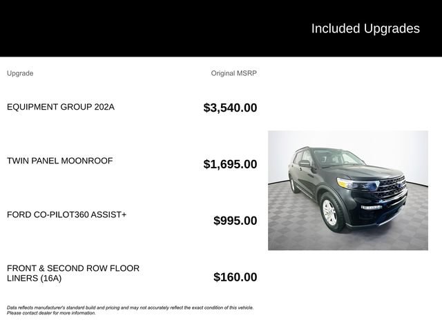Certified 2023 Ford Explorer XLT w/ Equipment Group 202A AWD/4WD image 6