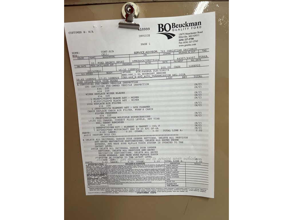 Certified 2023 Ford Bronco Sport Outer Banks image 40