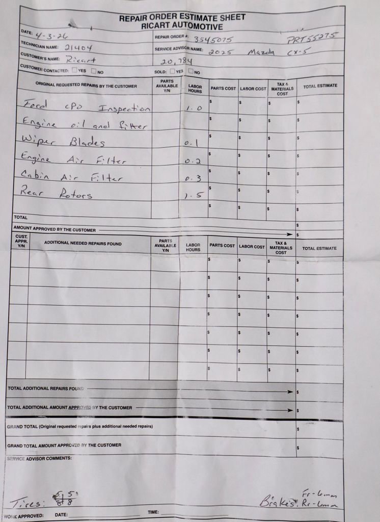 Used 2025 MAZDA CX-5 AWD 2.5 S w/ Select Package image 13