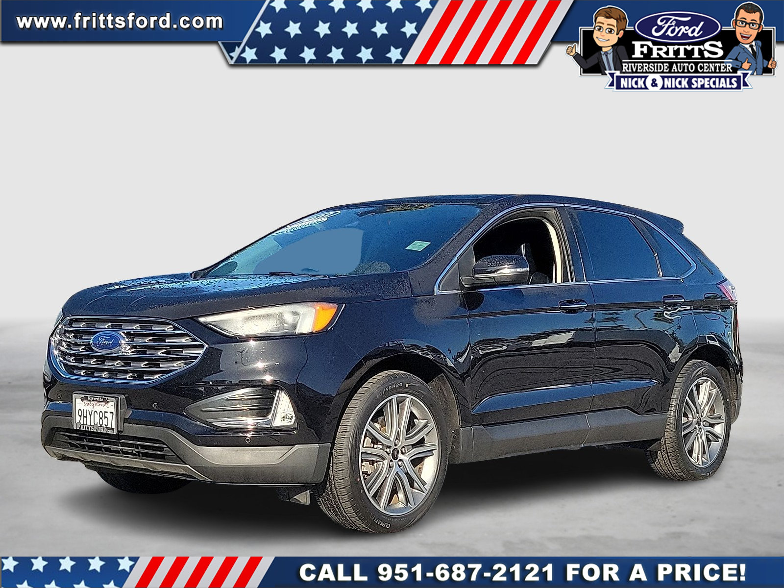 Certified 2023 Ford Edge Titanium w/ Class II Trailer Tow Package