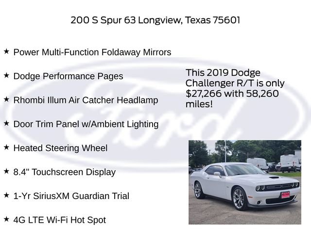 Used 2019 Dodge Challenger R/T w/ Plus Package RWD image 25