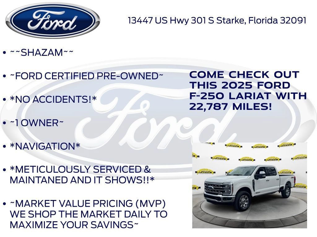 Certified 2025 Ford F250 Lariat w/ Chrome Package image 9