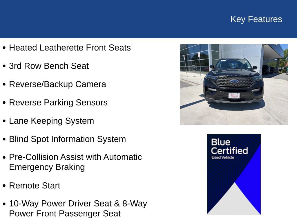 Certified 2023 Ford Explorer XLT w/ Equipment Group 202A RWD image 37
