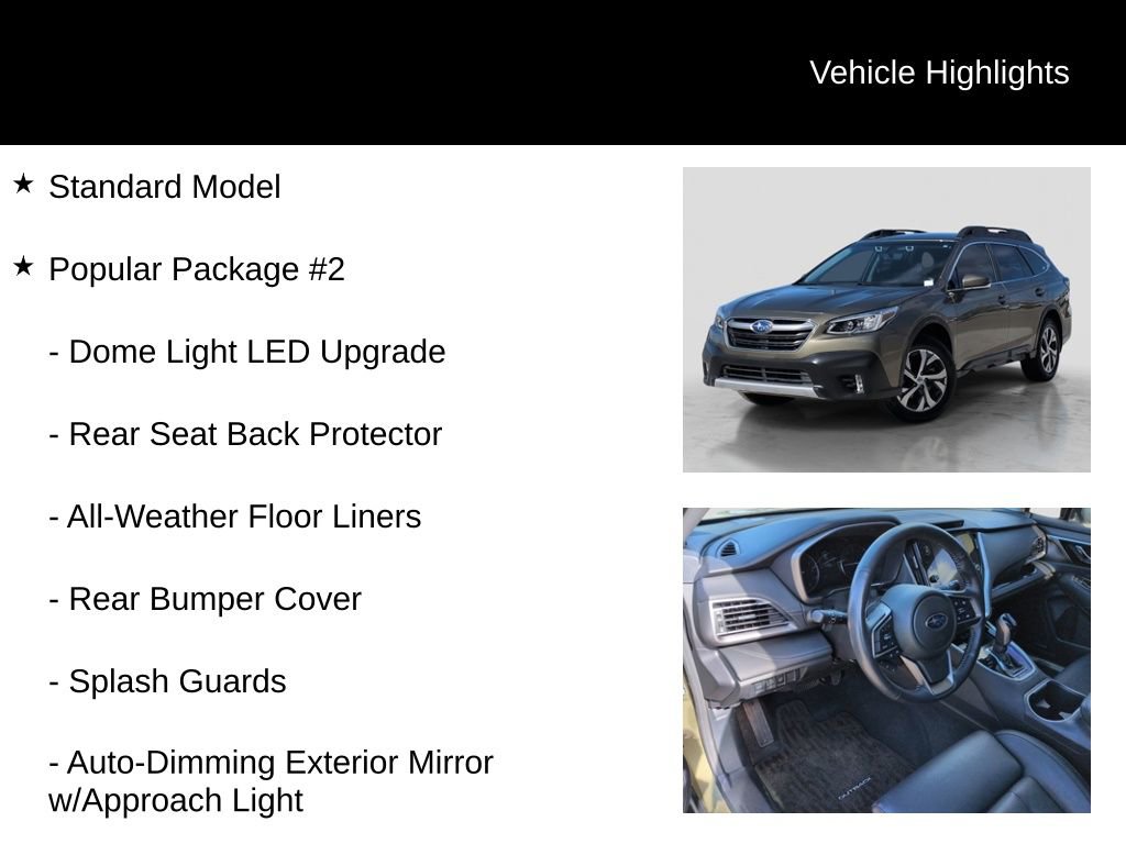 Used 2020 Subaru Outback Limited XT w/ Popular Package #2 image 6