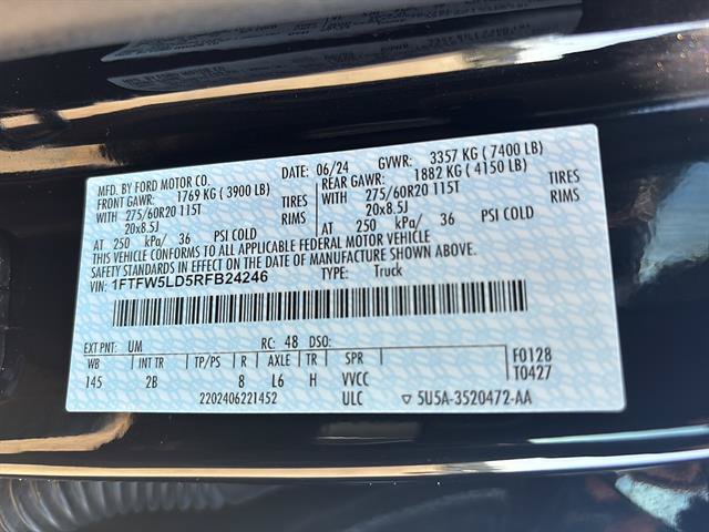 Certified 2024 Ford F150 Lariat w/ Equipment Group 502A High AWD/4WD image 21