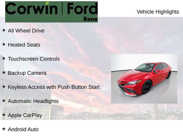 Used 2024 Toyota Camry XSE w/ Cold Weather Package AWD/4WD image 8