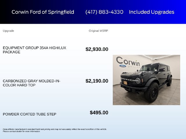 Certified 2024 Ford Bronco Wildtrak AWD/4WD image 6