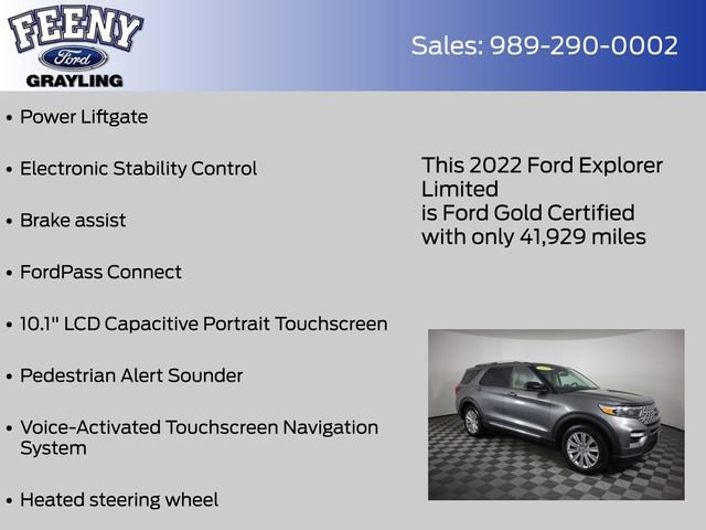 Certified 2022 Ford Explorer Limited AWD/4WD image 23